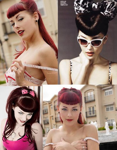 rockabilly pin up hairstyles. rockabilly pin up hairstyles.
